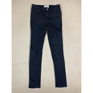 Acne Studios Jeans Womens 26 Black Flex S Black Skinny Slim Fit Low Rise Stretch